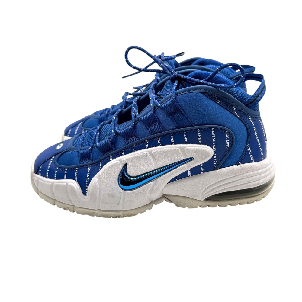 Nike Air Rare Penny IV Royal Blue White Men's Basketball Shoes AV7948 400 Size 9 - Picture 4 of 8